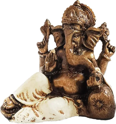 Miniatura 14 de Ganesha - Cabeza de elefante y cuerpo humano que elimina obstáculos del camino de uno, decoración de dormitorio, oficina en casa, estatua Rojo