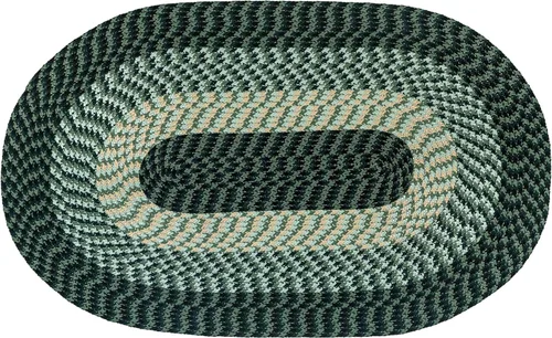 Miniatura 33 de La colección Better Trends Alpine Braid es una alfombra reversible para interiores duradera y resistente a las manchas 100% polipropileno