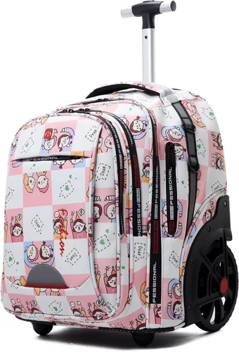 Miniatura 7 de WMHYLYH Mochila impermeable con ruedas de 20/22 pulgadas, Negro