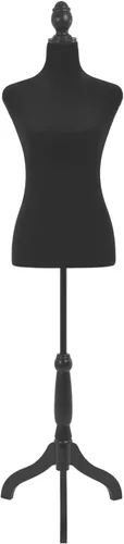Miniatura 2 de Torso de Maniquí Forma de Vestido Maniquí Altura Ajustable Maniquí Femenino Modelo de Exhibición Torso Cuerpo Soporte Trípode Formas de Ropa