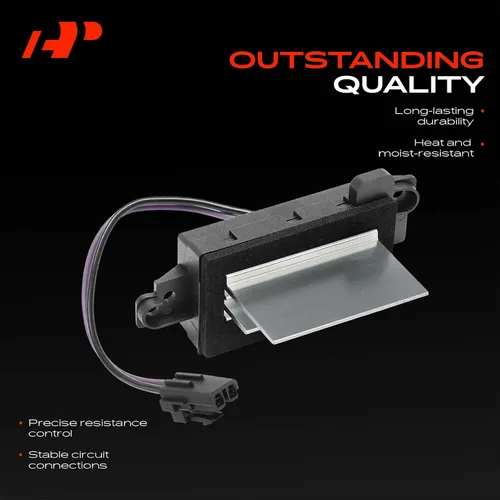 Miniatura 7 de A-Premium [Solo 3 pines] Módulo de control de resistencia del motor del ventilador de CA compatible con Chevrolet Silverado Avalanche Suburban Tahoe