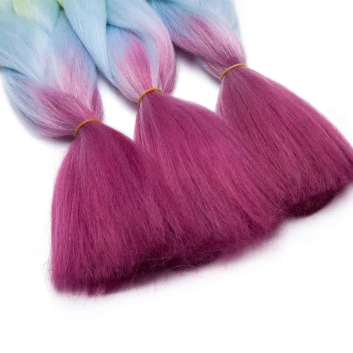 Miniatura 5 de Trenzas africanas Jumbo de cabello sintético africano trenzado africano, de fibra de alta temperatura, 24 pulgadas, trenzas torcidas Senegal, 3.53