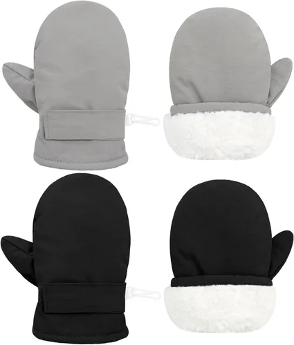 Miniatura 29 de QikQik Guantes de invierno impermeables para niños pequeños - Guantes de nieve para bebés