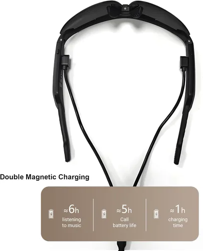 Miniatura 8 de Gafas de música inteligentes para ciclismo, gafas deportivas Bluetooth con altavoz, gafas de sol polarizadas Bluetooth para hombres y mujeres