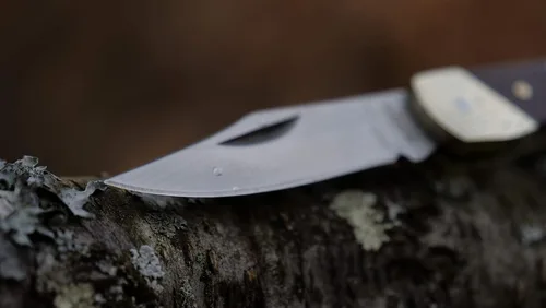 Miniatura 6 de Uncle Henry LB3 Brown Bear - Cuchillo plegable SS de alto carbono de 5.1 pulgadas con hoja de punta de clip de 2.2 pulgadas y mango de madera