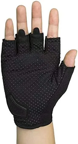 Miniatura 2 de 1 par inteligente LED luz de advertencia de señal de giro al aire libre guantes de montar bicicleta ciclismo traje medio dedo guantes adultos