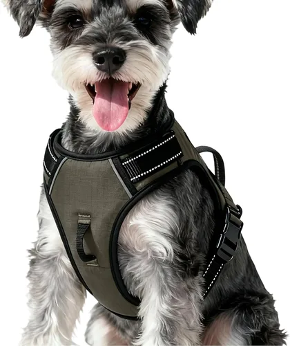 Miniatura 99 de Arnés para perro sin tirones, chaleco reflectante ajustable y acolchado para mascotas con asa de fácil control, fácil de llevar con nudo elegante