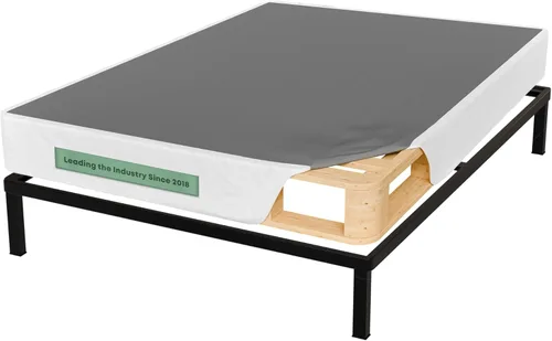 Miniatura 11 de Treaton, Unassembled Queen Bed – 2.5-Inch Wood Box Spring Only – Amish Made in USA – Quiet Noise Free - Replacement Mattress Foundation – Packed