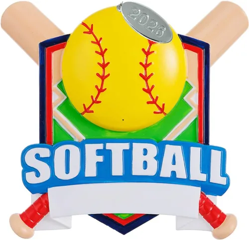 Miniatura 13 de Adorno de béisbol, adornos de Navidad de béisbol para niños, relleno de calcetines, idea de regalo para jugadores, se puede personalizar en casa