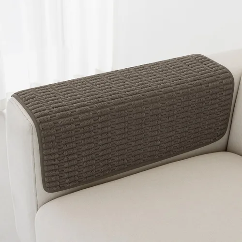 Foxdecor Juego de 2 fundas antideslizantes para reposabrazos de sillón, fundas para reposabrazos de sillón, fundas para reposabrazos de sofá, fundas