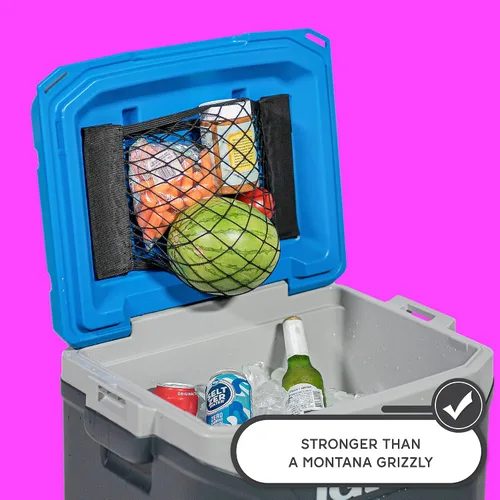Miniatura 7 de Red para hielera para almacenamiento en seco y organización – Compatible con YETI, RTIC, Ninja, Igloo, Coleman, Lifetime, Pelican Ice Chests – Medio