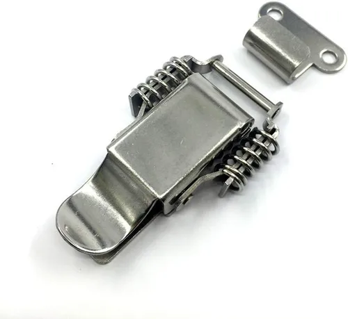 Miniatura 3 de 2 piezas de acero inoxidable Spring Draw Toggle Latch Latch Latch Lock Lock Case Box Chest Trunk Toolbox Chest Toolbox Chest Toggle Lock Longitud