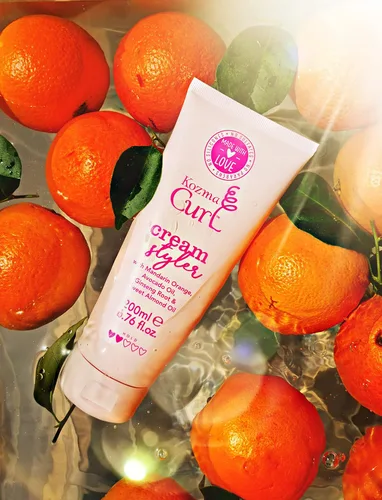 Miniatura 9 de Cream Styler 6.76 fl oz 6.8 fl oz Crema ligera definidora de rizos para cabello rizado y ondulado Crema hidratante para peinar con aguacate