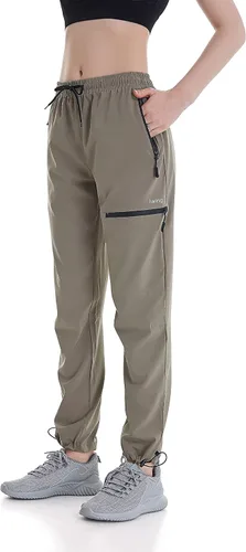 Pantalones deportivos tipo cargo de senderismo para mujer pantalones deportivos capris casuales ligeros de secado rápido UPF 50
