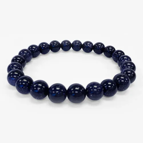 Miniatura 215 de Gem Avenue Handmade Round Bead Stretch Bracelet Unisex Natural Stone Beaded Jewelry for Men & Women, Elastic Wristband for Daily Wear