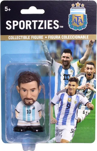 Miniatura 5 de Maccabi Art Sportzies Lionel Messi - Figura de acción de la selección nacional de Argentina, 2.5 pulgadas de alto