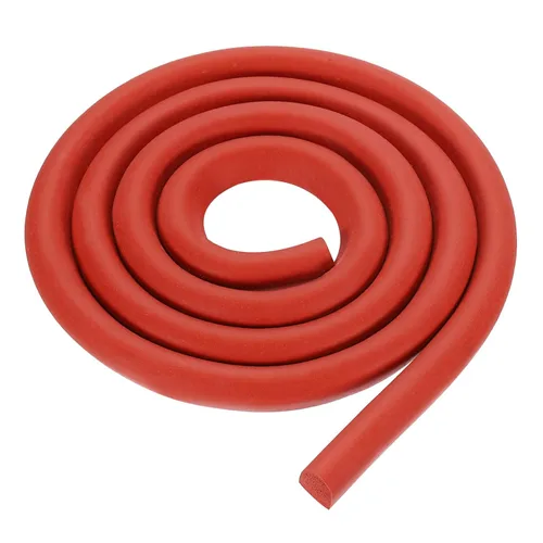 Miniatura 29 de uxcell Varilla de espuma de 3.28 pies, relleno de juntas sólidas en forma de D de 1.18 x 0.59 pulgadas, tira de sellado de espuma para protector
