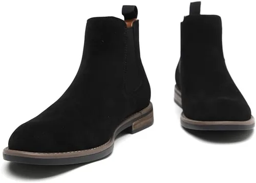 Miniatura 6 de DECARSDZ Mens Chelsea Boots Casual Comfy Slip-On Dress Men Ankle Boot