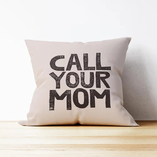 Miniatura 3 de Call Your Mom - Funda de almohada divertida para hija, hijo, accesorios de dormitorio, fiesta de graduación, 18 x 18 pulgadas, funda de cojín