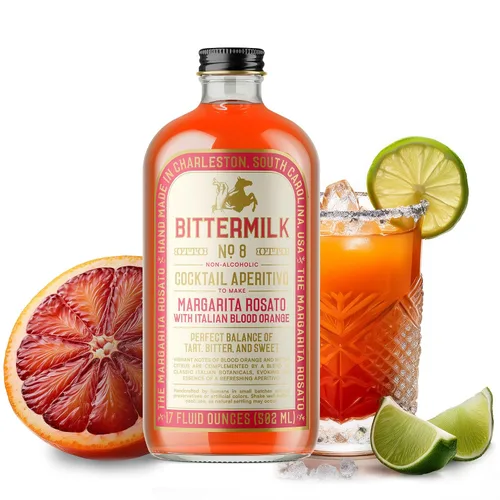 Miniatura 18 de Bittermilk Single Serve No.1 Bourbon Barrel Aged Old Fashioned Mix - Kit de moda antigua - Juego de amargos de cóctel - Mini mezcladores de cóctel