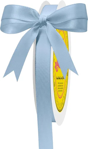 Miniatura 58 de Cinta de satén blanca antigua de doble cara de 1-1/2 pulgadas x 50 yardas, cinta de poliéster para envolver regalos, día de San Valentín, bodas