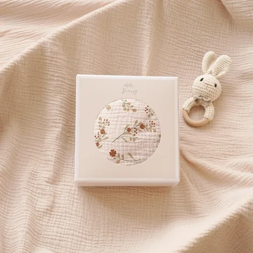 Miniatura 5 de Konssy 2-Pack de mantas de muselina para lactancia con aro rígido, 100% algodón, cubierta de lactancia ligera y transpirable, ajustable y cómoda