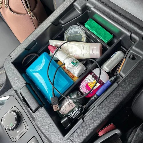 Miniatura 7 de Organizador de consola central compatible con Chevy Traverse 2018 2019 2020 2021 2022 2023 accesorios, bandeja de inserción de reposabrazos caja