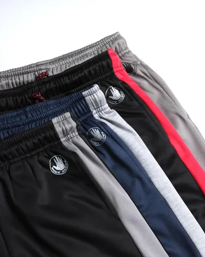 Miniatura 3 de Body Glove Pantalones deportivos para niños Paquete de 4 pantalones deportivos básicos de tricot (talla 8-18)