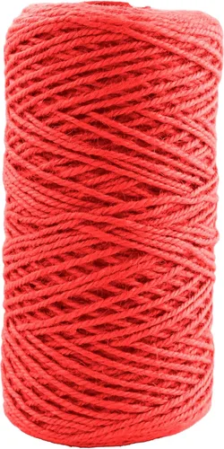 Miniatura 28 de Cuerda de yute natural, 1.5 pulgadas de diámetro, 50 pies de largo, 4 hebras, manualidades y manualidades, decoración de jardín y hogar, hamaca