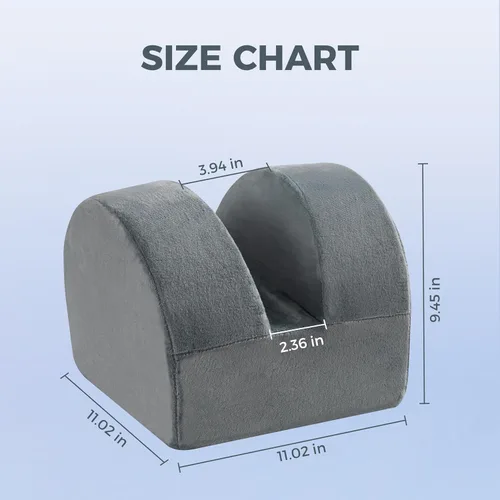 Miniatura 4 de Ganondorf Almohada de reemplazo de rodilla Almohada de extensión de rodilla de cero grado para recuperación poscirugía, elevación de piernas