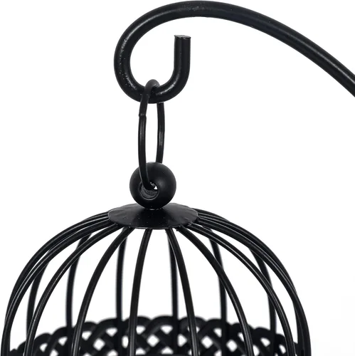 Miniatura 6 de Asense Portavelas de metal, modernos candelabros rústicos de granja, faroles decorativos para interiores y exteriores, mantel de mesa, estilo 1