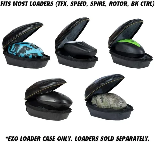 Miniatura 6 de HK Army Exo Paintball Loader Case - Fibra de carbono negra