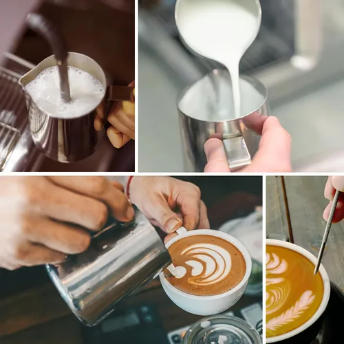 Miniatura 7 de Máquina de café expreso 20 bares, 2 en 1 con espumador de leche, varita de vapor, accesorios de café expreso, jarra de espuma de leche de acero