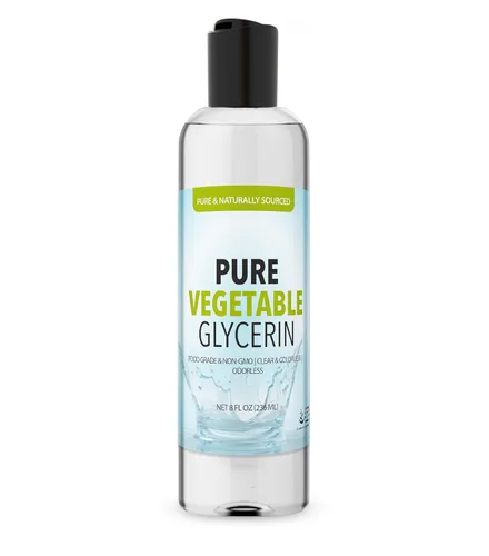 Pure Original Ingredients Glicerina vegetal (8 fl oz) de grado alimenticio, vegano, hipoalergénico, inodoro, incoloro