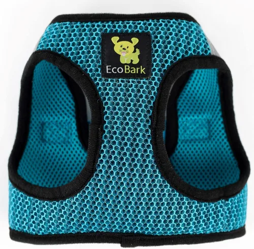 Miniatura 7 de EcoBark - Arnés ecológico reflectante de malla para perros pequeños, pechera fácil de poner, ajustable y suave para razas miniatura