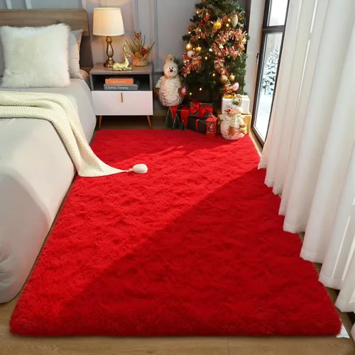 Miniatura 3 de Amearea Alfombra Premium Suave y Esponjosa Moderna Shag, 8x10 Pies, Alfombras Difusas Shaggy para Dormitorio Sala de Estar Decoración de Apartamento