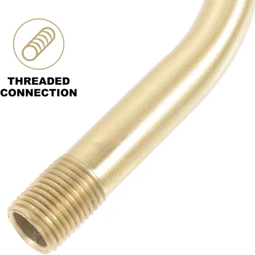 Miniatura 7 de Housoutil Robusto cobre M10 ahuecado curvado accesorio de luz Rod sellado acabado aceite para lámparas de pared