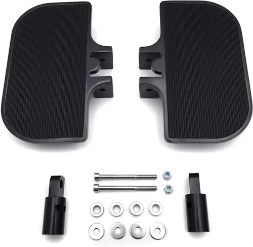 Miniatura 6 de HK MOTO HongK- Motocicleta Pasajero Mini Floorboards Pasapiés Traseros Soportes de Reposapiés Compatible con H-D Dyna Fat Bob Low Rider Street Bob