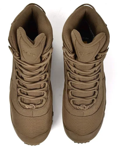Miniatura 5 de SKENARY Botas tácticas para hombre de 8 pulgadas, botas militares impermeables