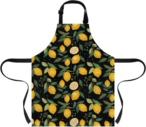 Miniatura 17 de Cozeyat Delantales de cocina para niños y niñas, delantales de pintura con bolsillos, delantales ligeros con correa ajustable
