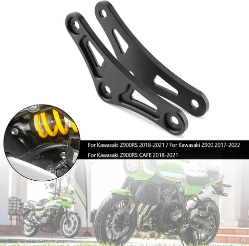 Miniatura 4 de Kit de eslabones de bajada de aluminio CNC de 1.181 in para Kawasaki Z900RS CAFE 2018-2021, Z900RS 2018-2021, Z900 2017-2022