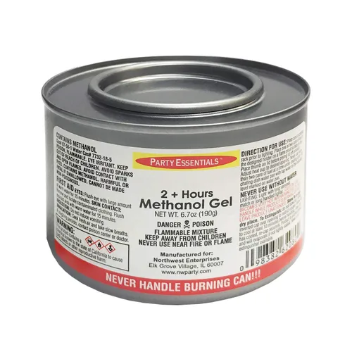 Miniatura 5 de Party Essentials - Kit de servicio para fiesta con calientaplatos y utensilios para servir, kit de repuestos, latas de combustible para calentar
