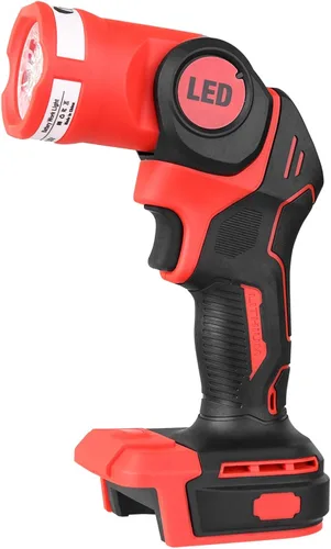 Miniatura 11 de OTYTY Luz de trabajo LED inalámbrica, compatible con batería DeWalt 20V Max, linterna recargable de 20W 1000LM, luz de inundación portátil, cabezal