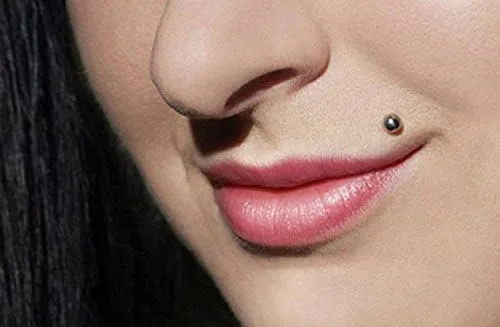 Miniatura 4 de Briana Williams Aretes de acero quirúrgico 16G 18G para cartílago tragus, hélice, bolas de repuesto, anillos de labio corto, 0.157-0.472 in, joyería