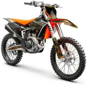 Miniatura 5 de Kit de base gráfica SX Apache Green Senge 1998-2000 compatible con KTM