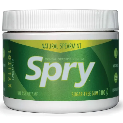 Miniatura 40 de Chicle Spry de xilitol, sabor natural, 100