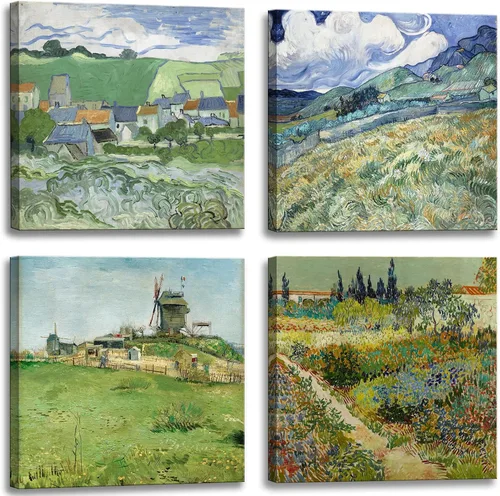 Miniatura 7 de Impression Paintings de Claude Monet - Lienzo de reproducción de arte giclée para pared, para comedor, dormitorio, cocina, baño, decoración