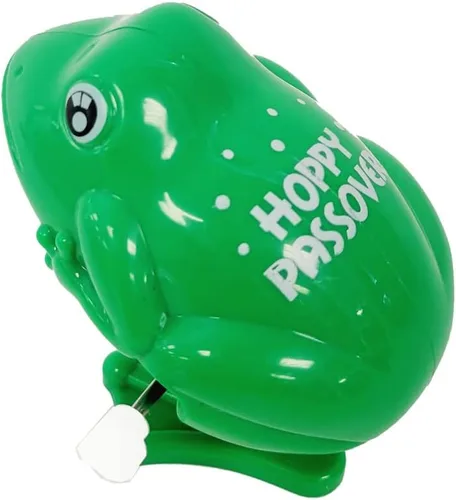 Miniatura 3 de Rite Lite Regalo de juguete de rana de Pascua Hoppy – Recuerdos de fiesta judía, rellenos de bolsas de golosinas, Hagadá hebrea de peste para niños