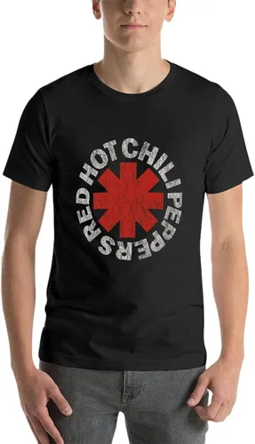 Miniatura 6 de Cool Hot Peppers Clásico Unisex Cuello Redondo Manga Corta Música Algodón Chili T Shir