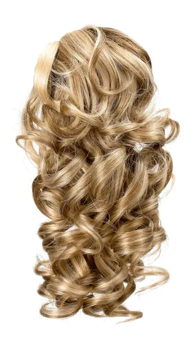 Miniatura 12 de onedor 12" rizado sintético Clip en Pinza para Extensión de Pelo Sintético Coleta Hairpiece 115 g con un Mandíbula/Pinza
